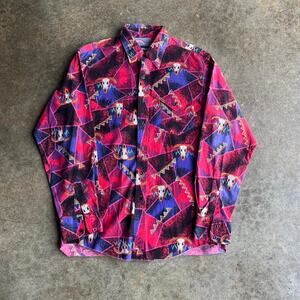 90s wrangler aop western‎ button down
